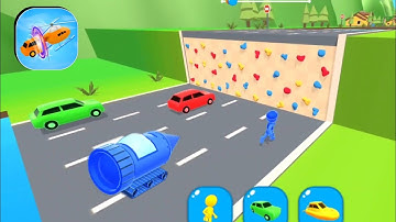 Shape-Shifting 🚁🚕 Walkthrough ALL Level Gameplay (Android, iOS Game) New Update level 62