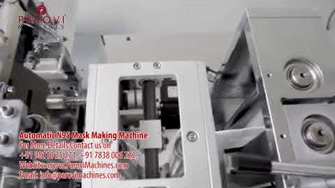 Automatic N 95 Mask Making Machine