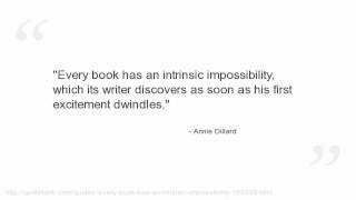 Annie Dillard Quotes