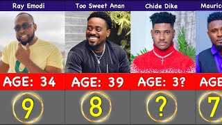 Top 10 Most Handsome Nigerian Nollywood Actors 2024 & Their Real Age
