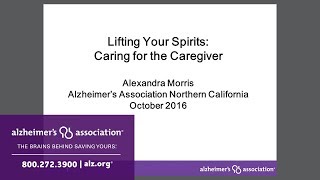 Lifting your Spirits: Caregiver Self-Assessment