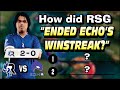 How did rsg ended echos winstreak  mpl philippines season 12 rsg vs echo  mlbb