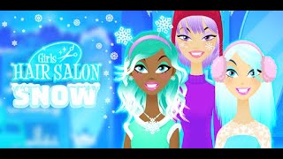 Girls Hair Salon Snow by PAZU Games screenshot 3