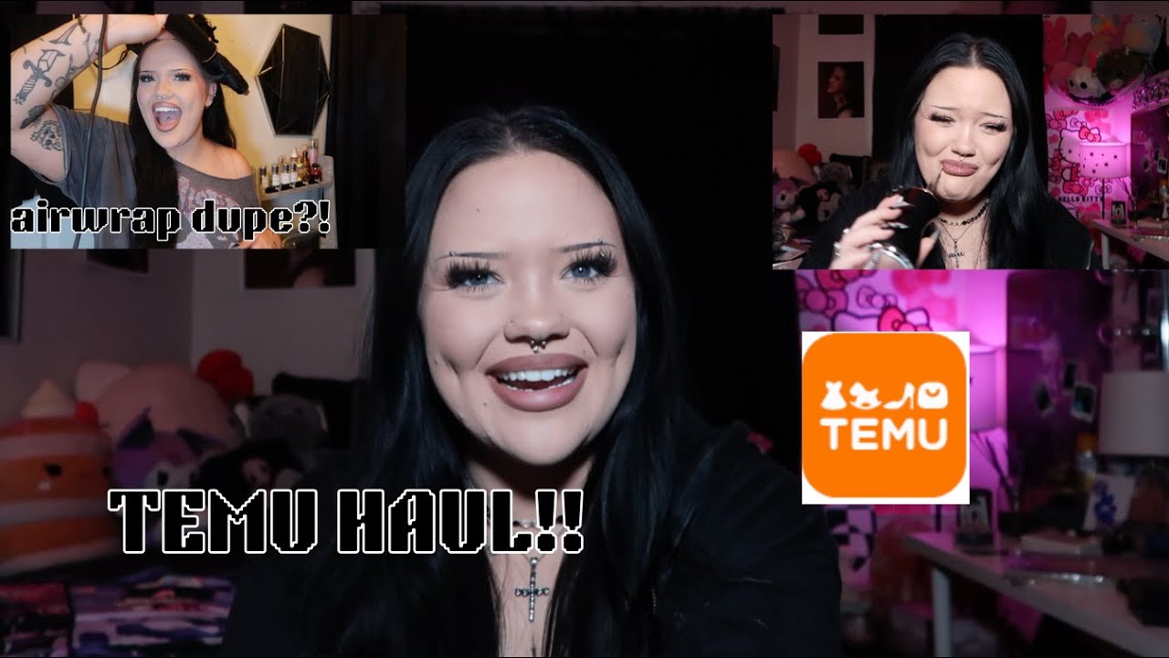 Temu H Rapper random a$$ temu haul + testing out products - YouTube