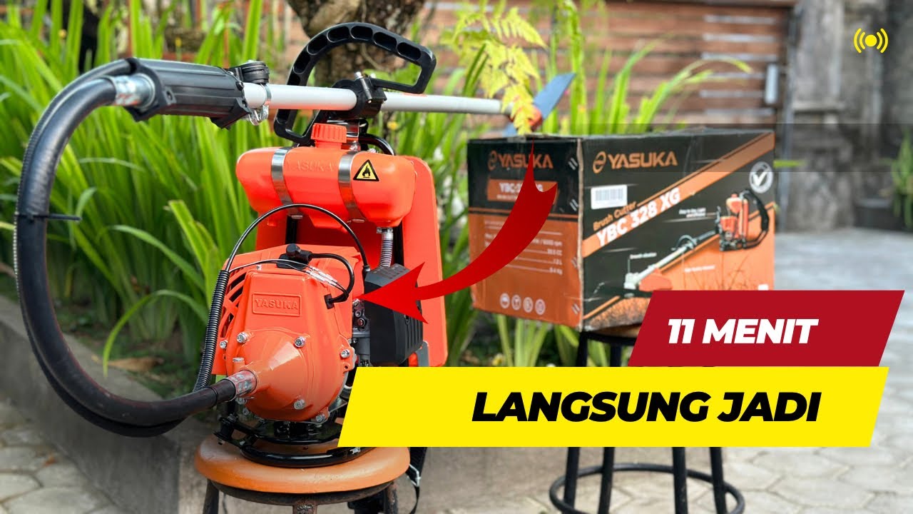 Cara Baru❗️Merakit Mesin Rumput Spesial Yasuka 2 Tak