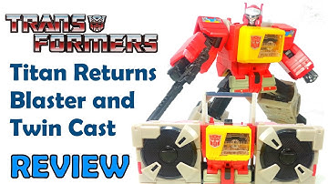 Transformers Titan Returns Blaster and Twin Cast Review