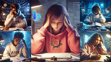 Ai Exam Study Photo Editing | New Trending Ai Photo Editing | Bing Image Creator | Learn Ai