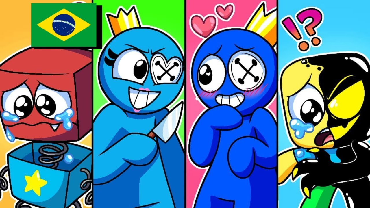 AS MELHORES ANIMAÇÕES DE RAINBOW FRIENDS & POPPY PLAYTIME [COMPILAÇÃO]