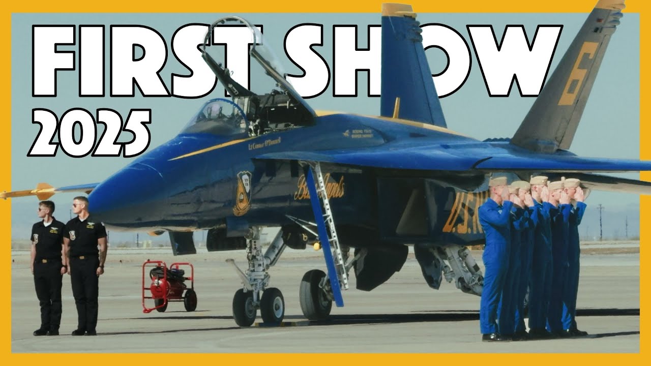 Blue Angels: First Airshow of 2025 at NAF El Centro | Full Demo