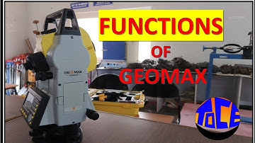 GeoMax Zipp 10R Pro Total Station Options in Function