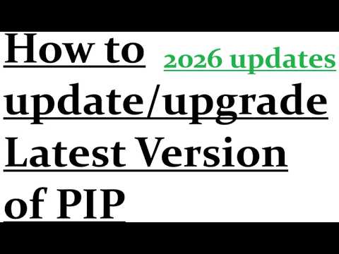 How to update Latest Version of PIP