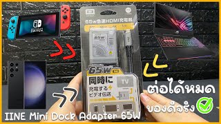 IINE Mini Dock Adapter 65W ดีขนาดนั้นเลย? (รีวิว)