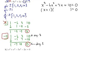 2.3.4 The Rational Zeros Theorem