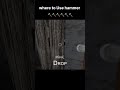 where to use hammer 🔨🔨🔨#granny #gaming #ytshorts