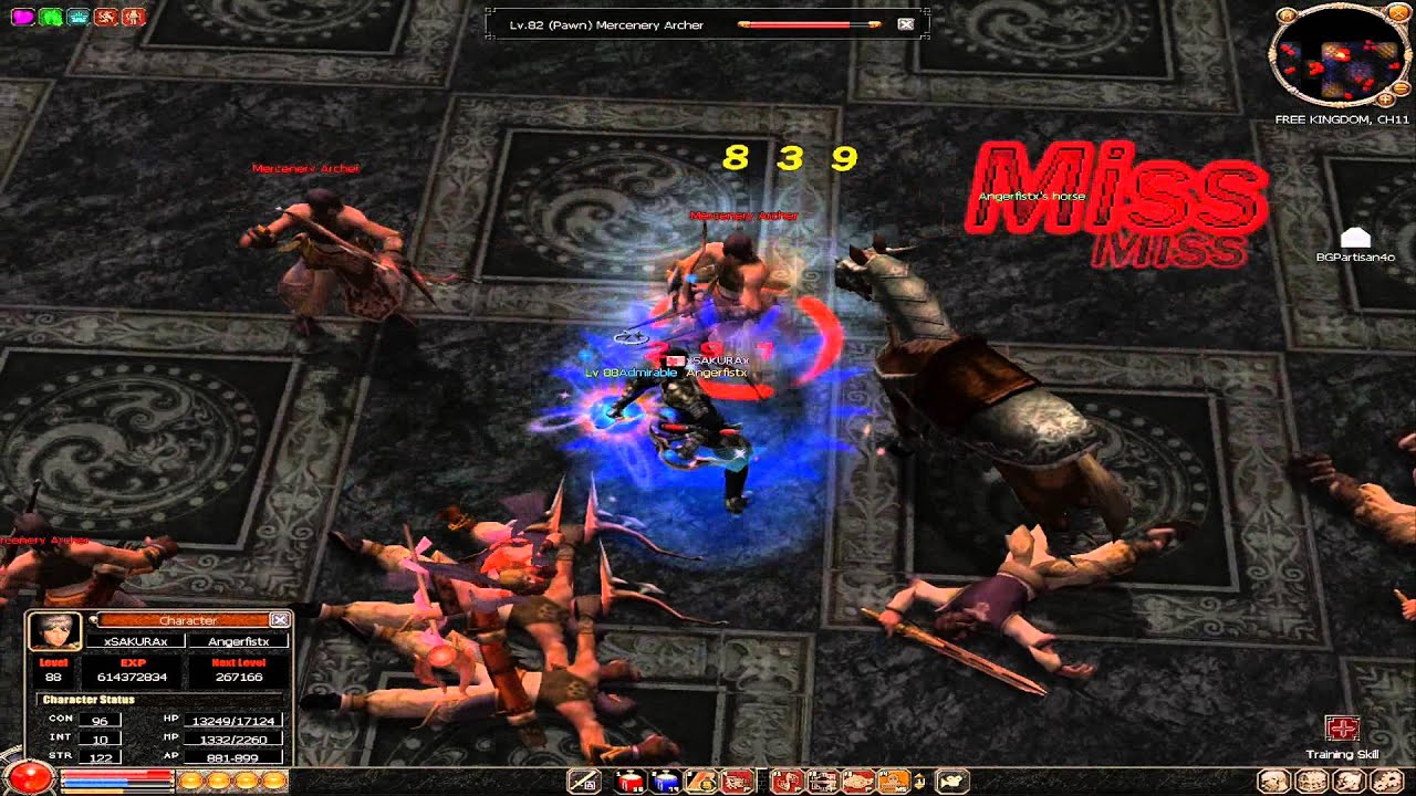 Metin2.US FreeKingdom Angerfistx leveling up to 89