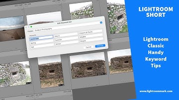 Adobe Lightroom Handy Keywording Tips