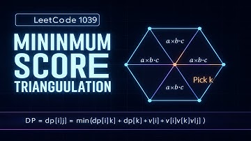 Minimum Score Triangulation of Polygon — Intuition, Stepwise DP Guide (LeetCode 1039)