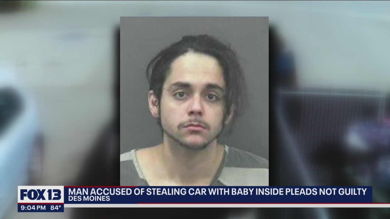 Man accused of stealing car with infant inside pleads not guilty | FOX ...