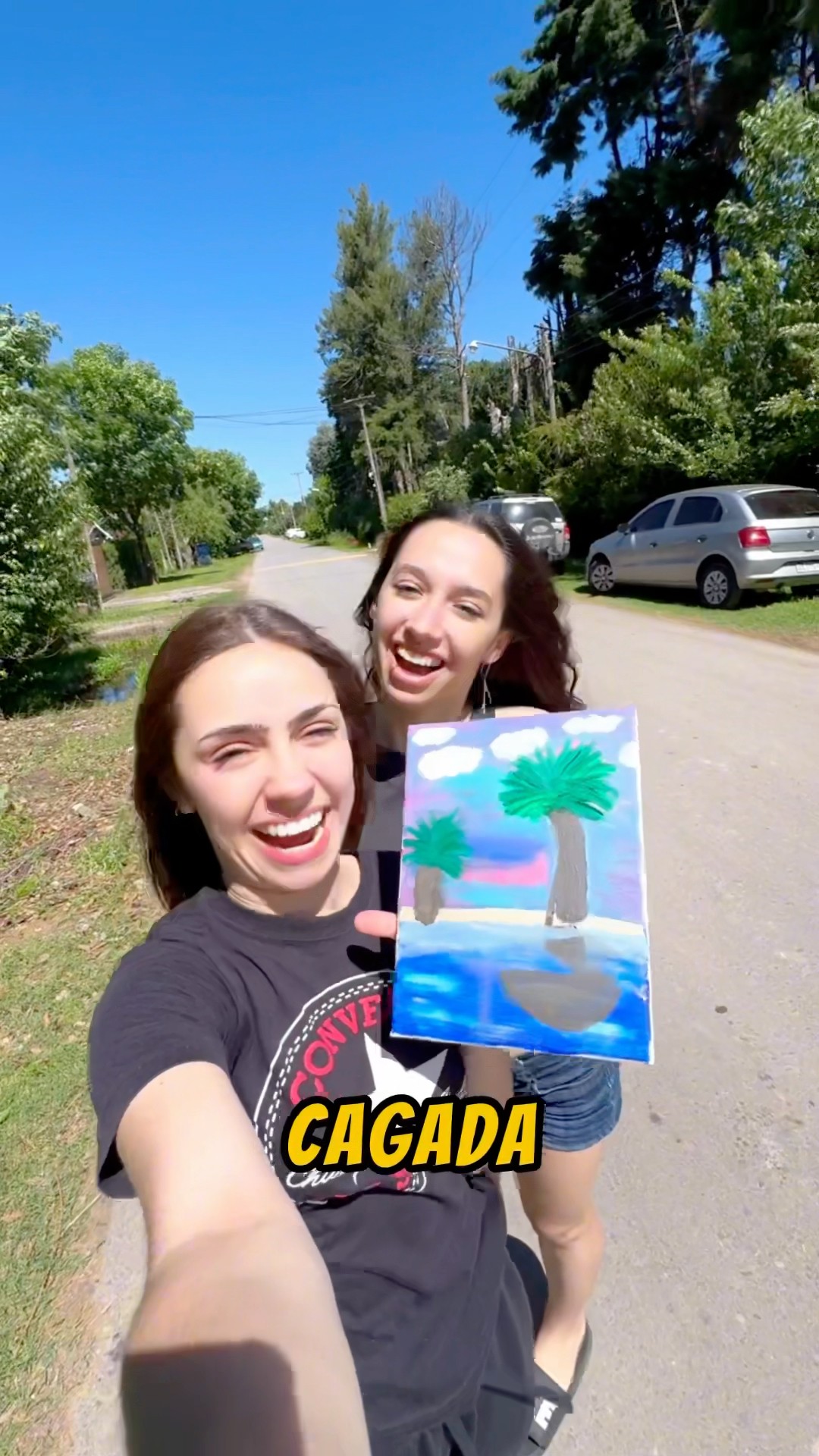 INTERCAMBIO CUADROS con mi AMIGA xd