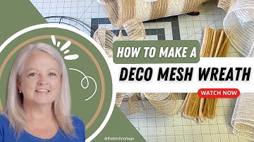 How to Make a Deco Mesh Wreath