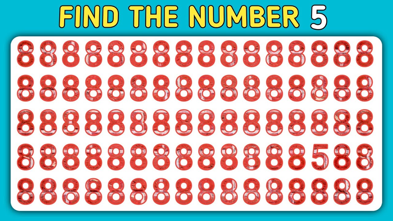 FIND THE ODD ONE OUT | NUMBER AND LETTER EDITION | BRAIN TEASER - YouTube
