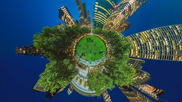 Night Falls on Bryant Park: 14K  Day-to-Night Timelapse in NYC Shot On QooCam 3 Ultra