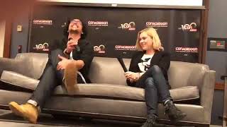 Bob Morley and Eliza Taylors panel at Conageddon || The 100