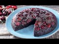 Stovetop Chocolate Cherry Upside Down Cake