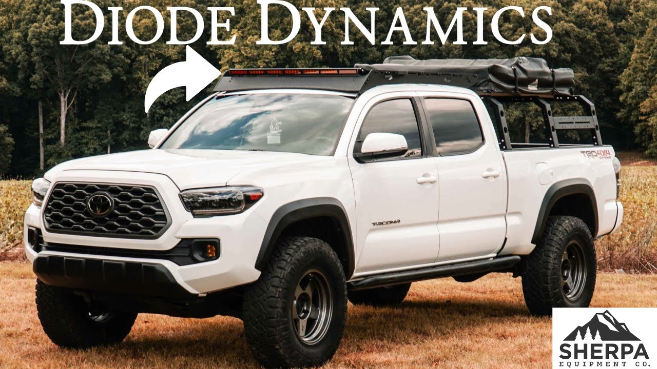 Installing a Diode Dynamics 42 Inch Light Bar to a Sherpa Roof Rack ...