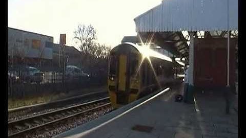 Arriva Trains Wales 158838, 1D13 Departing Wrexham General (14th January 2011)