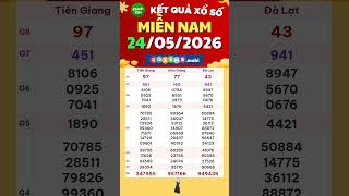 Kết quả xổ số miền Nam ngày 24/5/2026 - XS miền Nam - XSMN chủ nhật - xosomiennam