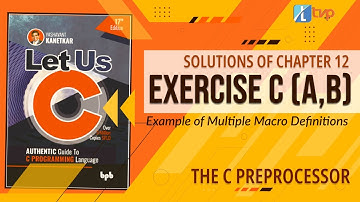 Let Us C Solutions | C Programming | How to find error in macro expansion in C Language? Macro in C