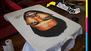 ActionSeps™ | How to Screen Print 6 Color Simulated Process on White Shirts  Anatol Titan Automatic