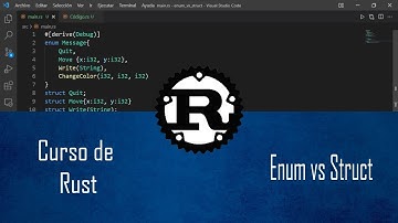 Programación en Rust | Enum vs Struct