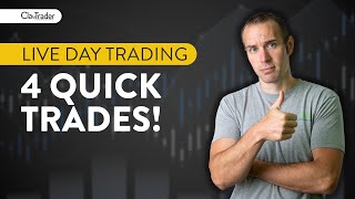 [LIVE] Day Trading | 4 Quick Trades!