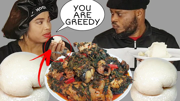 MY HUSBAND REFUSED TO LET ME EAT FUFU IS BAD MAN | ASSORTED EFORIRO SOUP WITH FUFU | AFRICAN FOOD 😋