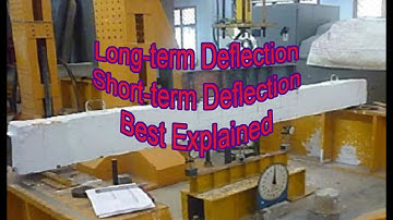 Long term Deflection, Instantaneous Deflection Calculation Best Explained...
