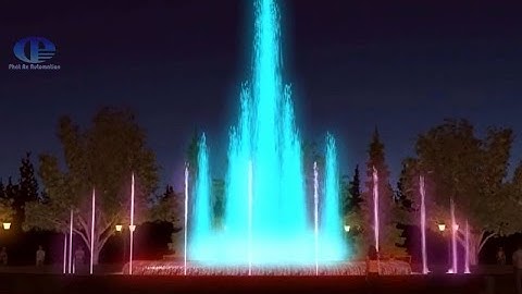 Thiết kế đài phun nước cảnh quan