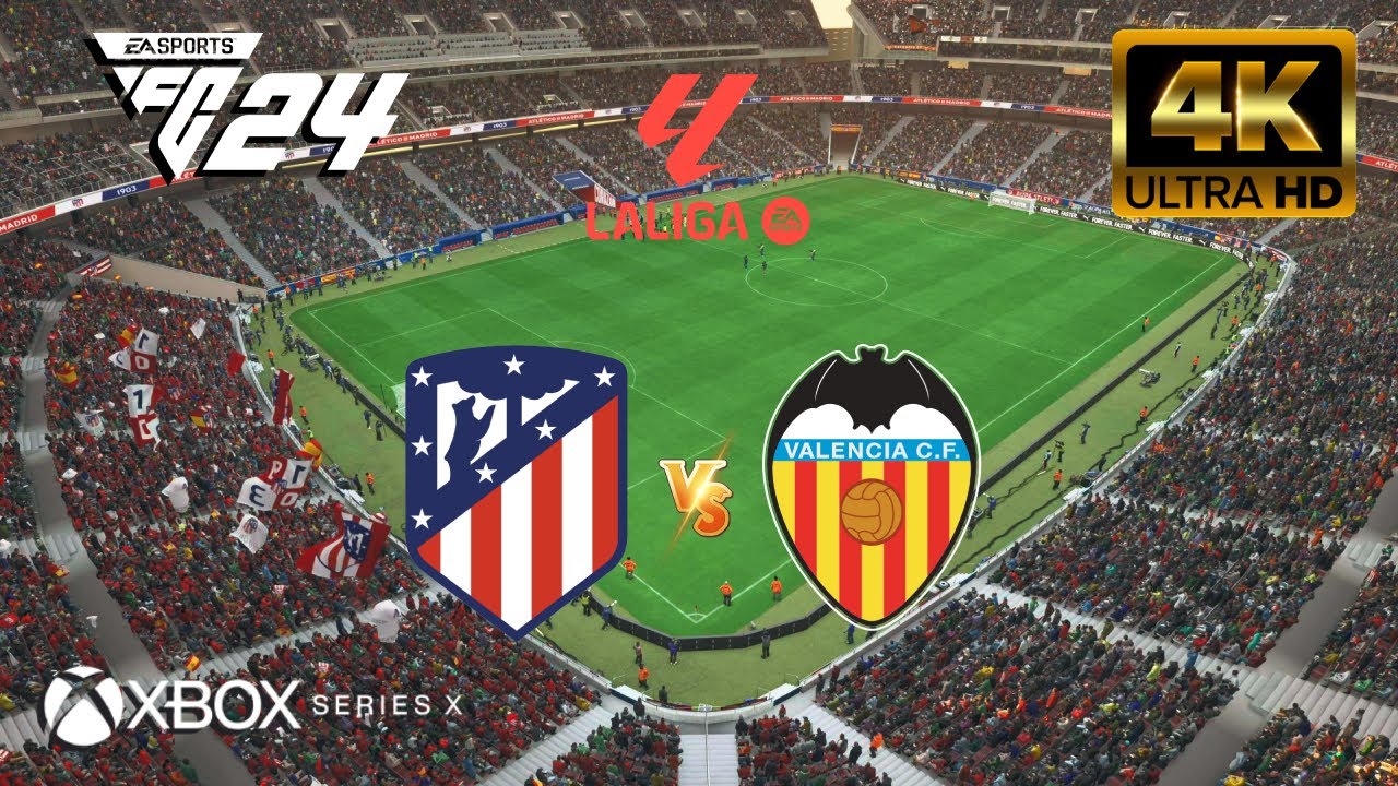 EA FC 24 - Atlético de Madrid vs Valencia | La Liga - 23/24 | Next Gen ...