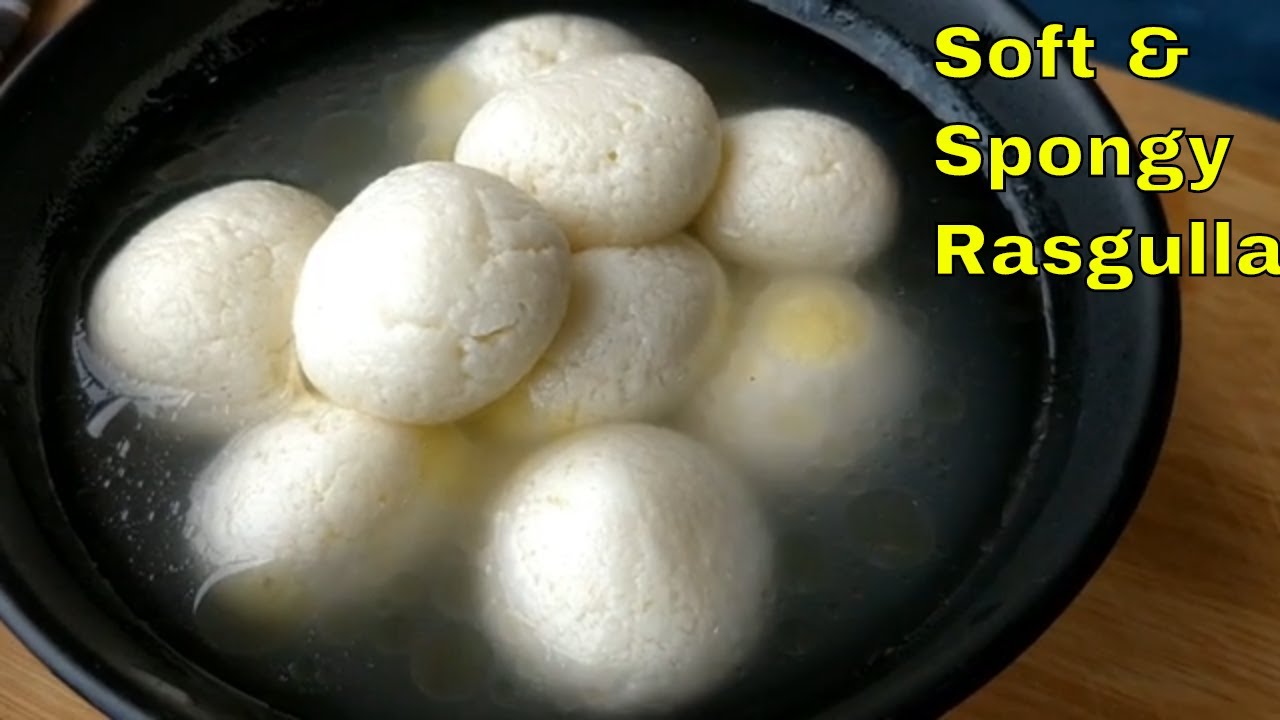 Soft and Spongy Rasgulla Recipe, Foolproof Rasgulla Recipe with all the ...