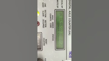 Error taken from RESET box!!  Axle counter