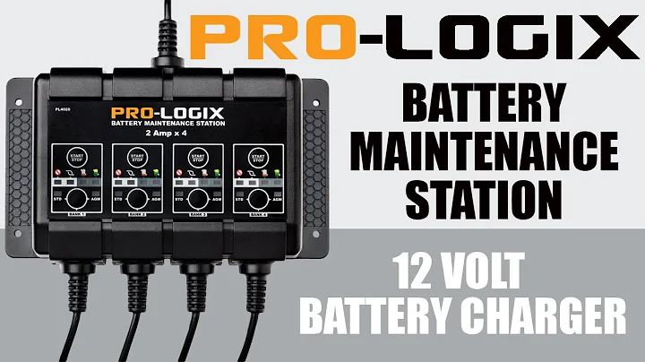 SOLAR PRO-LOGIX PL4020 12V Multi-Bank 2A Smart Battery Charging Station - Clore Automotive