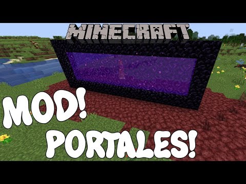 PORTALES INVASORES! Minecraft 1.15.2 MOD NETHER PORTAL SPREAD!