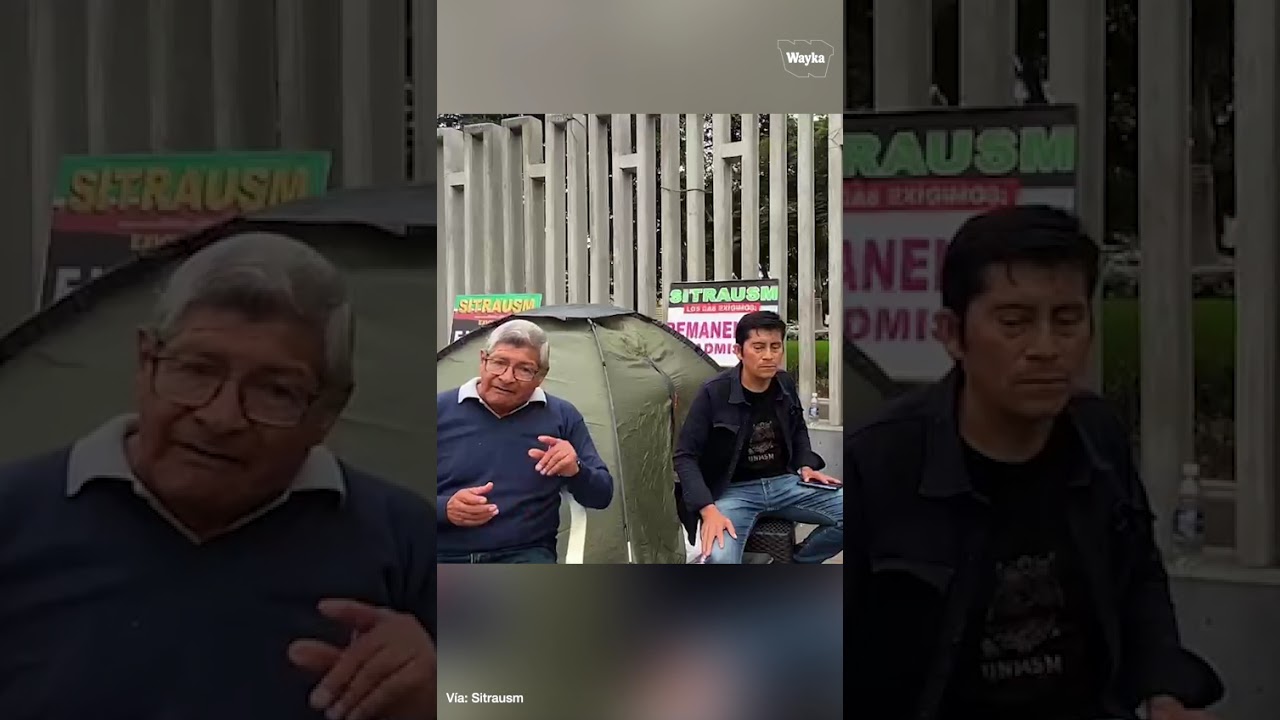 Huelga de hambre en San Marcos: Trabajadores CAS acatan medida de protesta