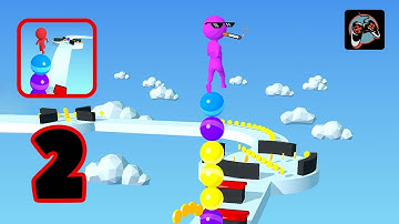 Stack Rider - All Levels Gameplay (Android, IOS) Levels 6-10