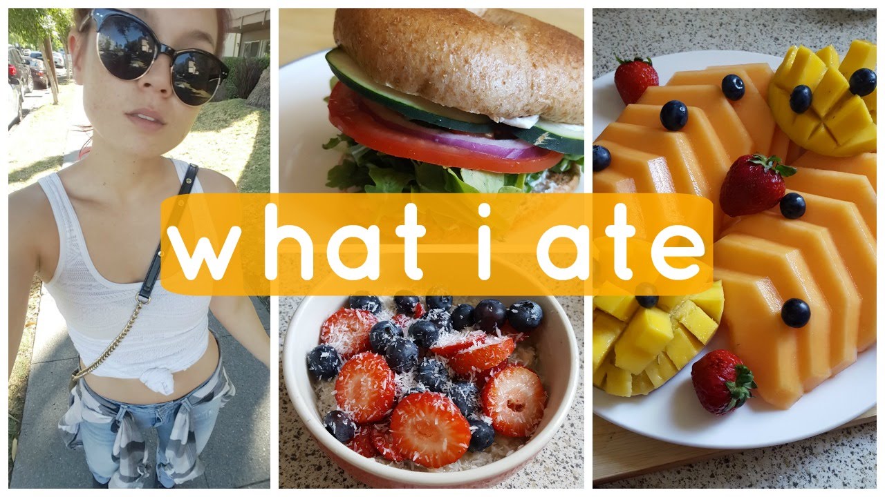 What I Ate // Easy Vegan Meal Ideas - YouTube