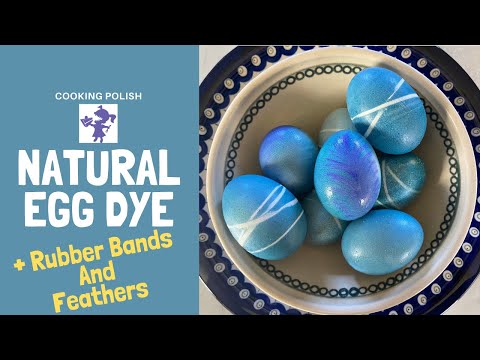 Video: How To Paint Eggs For Easter With Cabbage