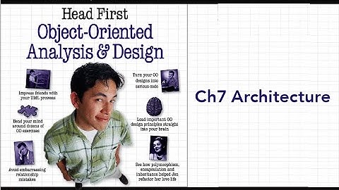 Head First Object-Oriented Analysis and Design Ch7: Architecture [Arabic]