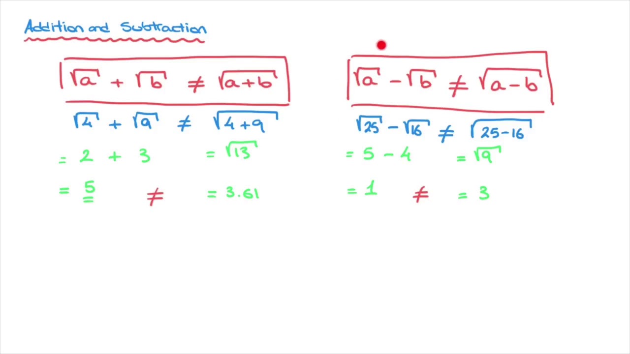 operations-with-radicals-surds-addition-subtraction-multiplication-and-division-youtube