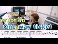 One way ticket-eruption [질주드럼/악보영상] 이종예